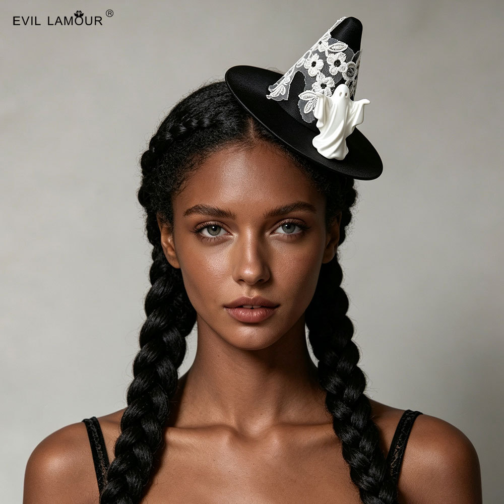 Halloween Witch-Hat Hair Accessory - FJ-69-1