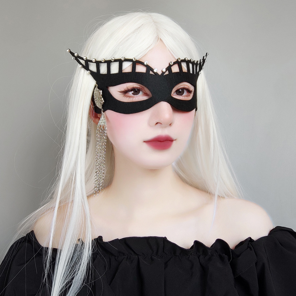Ball Party Mask Prop Half-face Princess Party Halloween Women Mask MJ-57-1