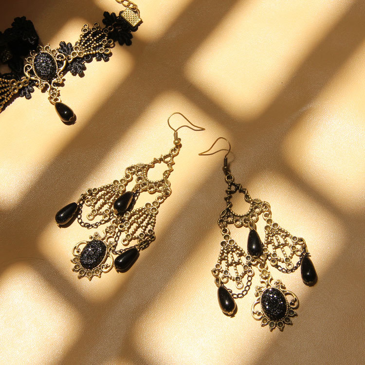 Gothic Earring Western Vintage Accessory Nightclub Studio Accessory Women Jewelry EH-65