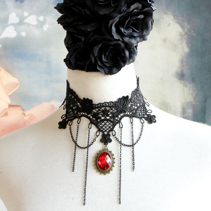 Vintage Bridal Gothic Punk Fashion Collarbone Statement Accessory JL-104
