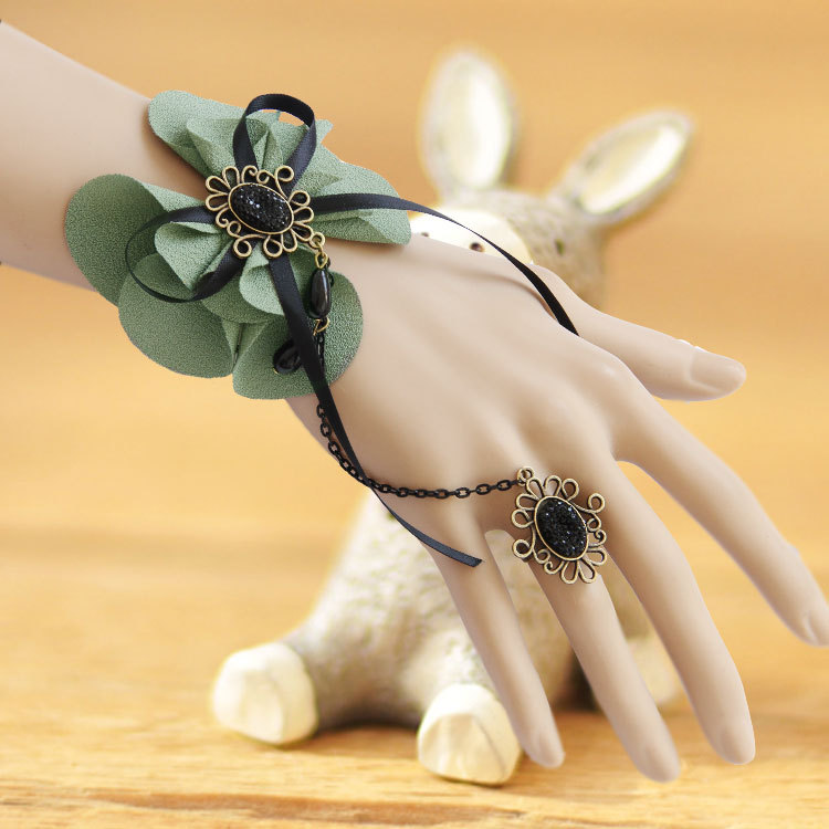 Korean Fashion Bow Bracelet with ring Set PARTY Women Accessory WS-95