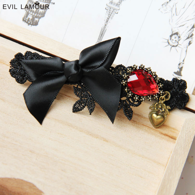 Bow Heart Handmade Hair clip Korean Headpiece Korean FJ-70
