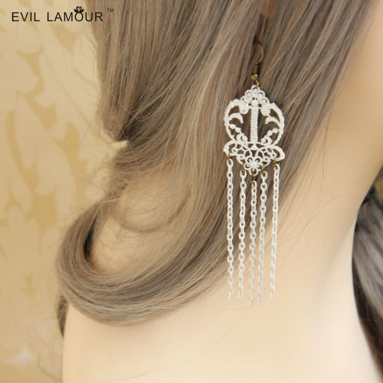 Vintage Tassel Statement Dangle earring Women Earring Handmade Accessory Jewelry EH-30