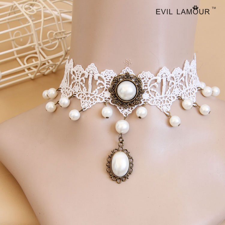Bridal Lace Choker - JL-203
