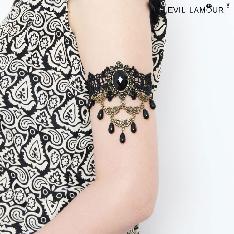 Vintage Women Lace Accessory Arm cuff Nightclub Arm chain Accessory AT-11