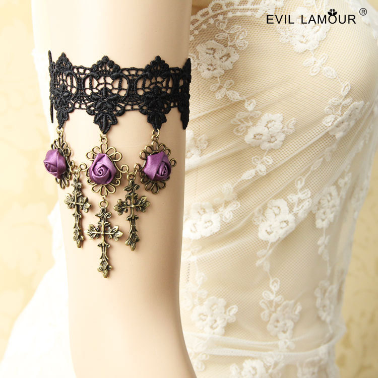 Vintage Bridal Lace Women Arm cuff Accessory Women AT-15