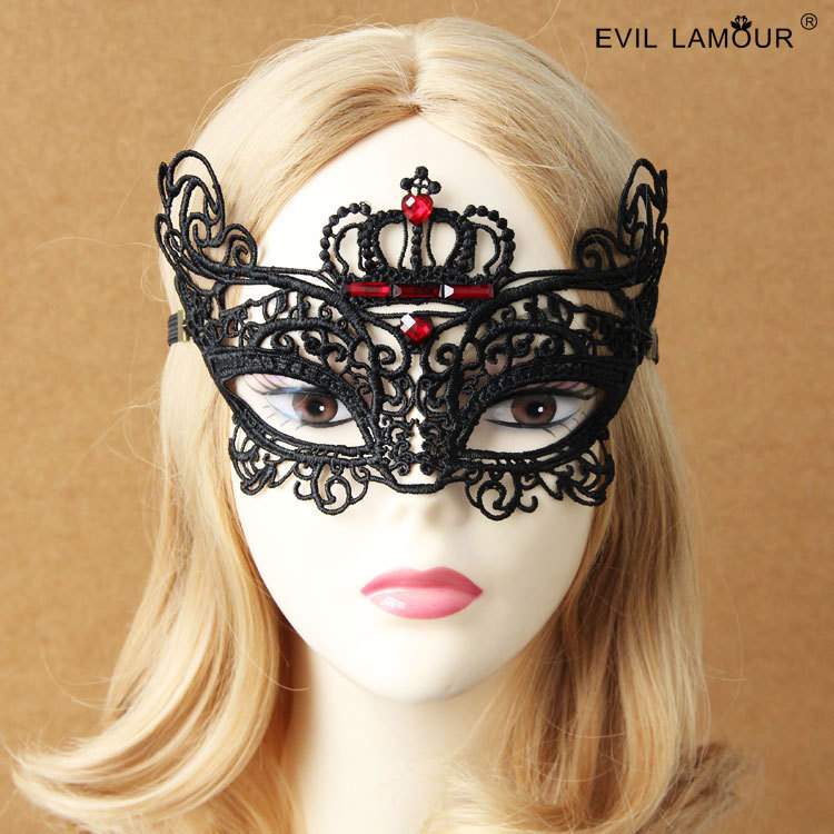 Ball Princess Lace Crown Mask Sexy Accessory MJ-19