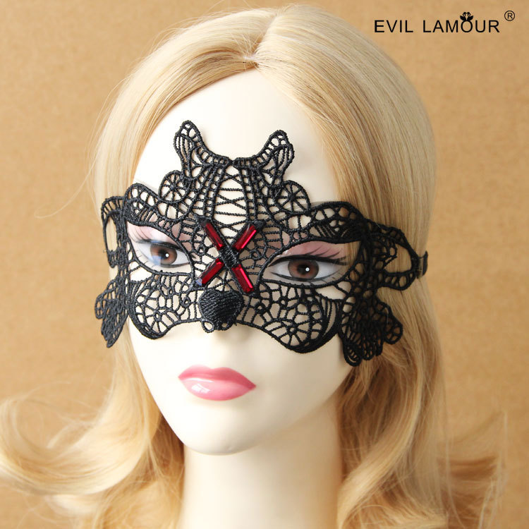 Masquerade Princess Accessory Mask Ghoul Halloween Lace Mask MJ-21