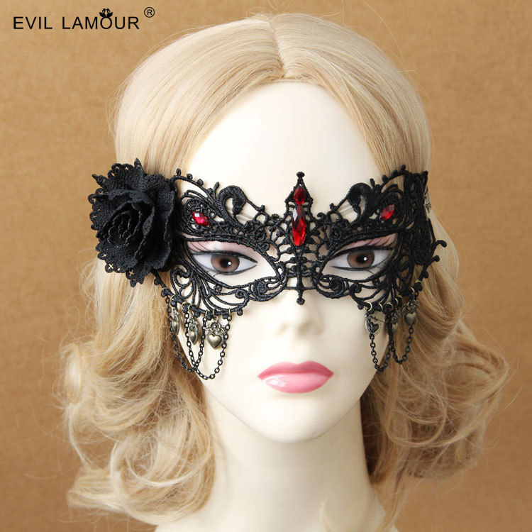 Angel Princess Ball Sexy Half-face Mask Vintage Sexy Mask Halloween Accessory MJ-36