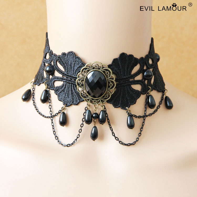 Lace Choker Necklace - JL-259