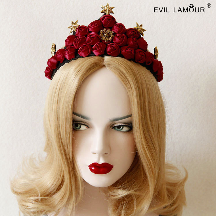 Rose Floral Crown Headband - FD-78