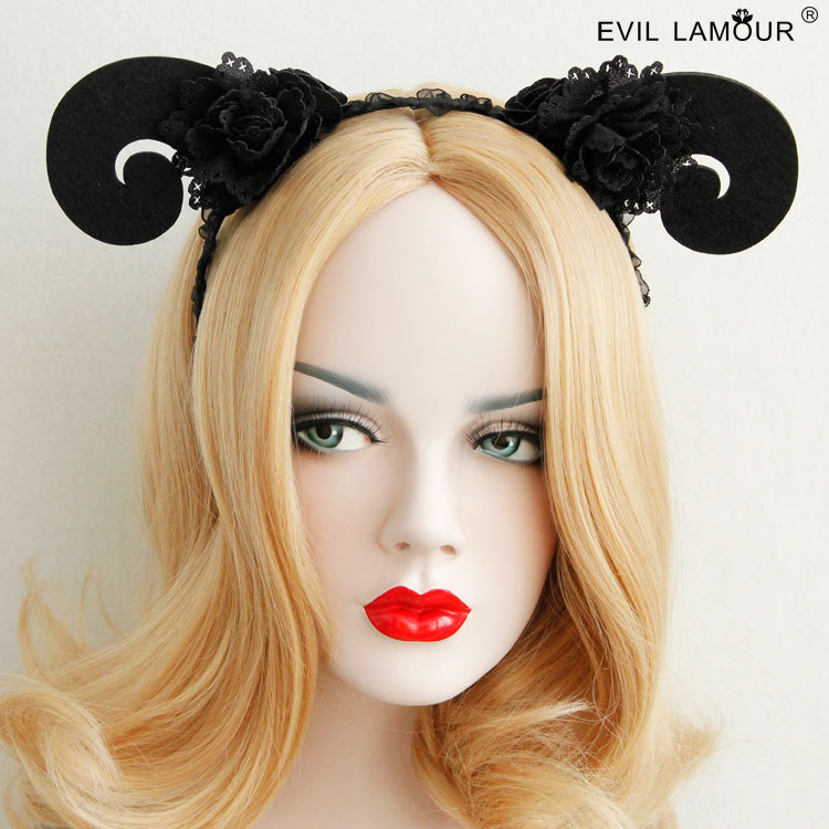 Vampire Costume Halloween Christmas Ball Performance Headband Party Animal Women Headpiece FG-32
