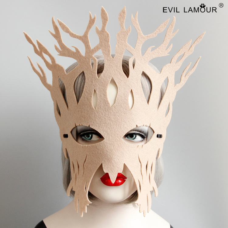 Christmas Mask Stage Performance Full-face Prop Mask Accessory MJ-71