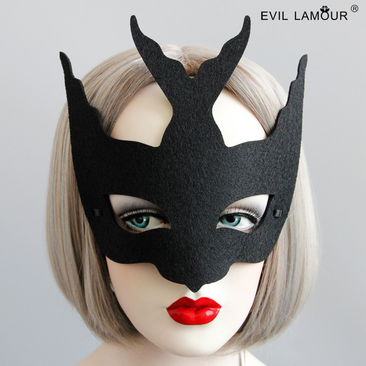 Bar KTV Masquerade Party Half-face Unisex Mask Christmas Performance MJ-79