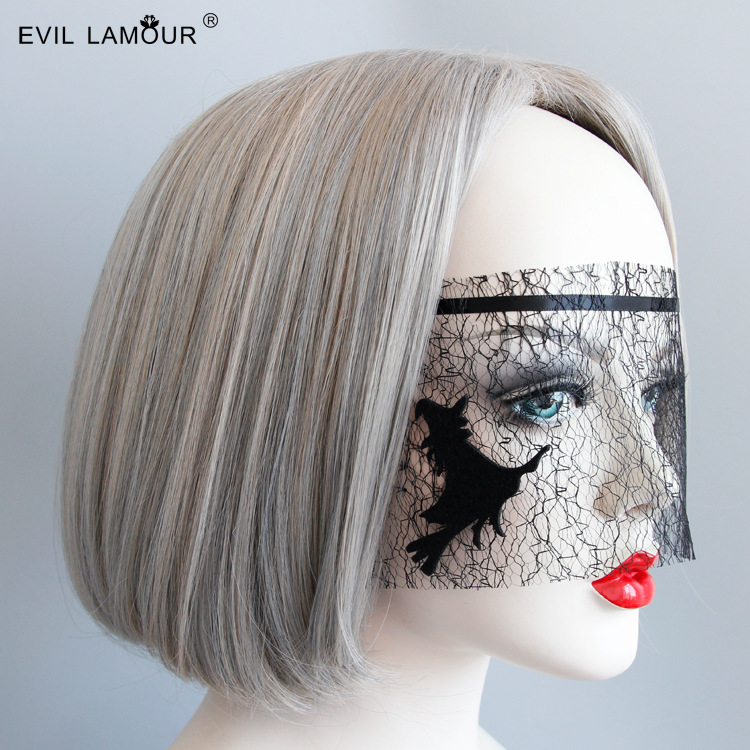 Christmas Masquerade Unisex Adult Women Princess Queen Witch Tulle Novelty Sexy Mask MJ-84