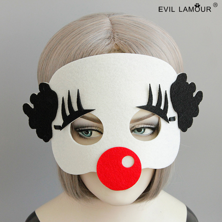 Novelty Small Mask Halloween Christmas Adult Performance Party Performance Accessory MJ-90
