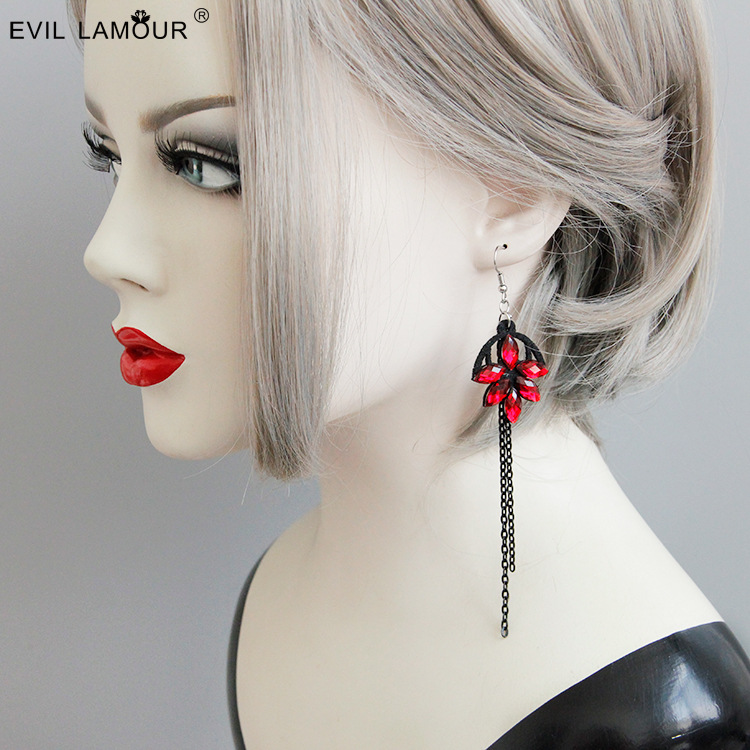 Vintage Statement Fashion Tassel Long Earring Women Halloween Earring EH-23