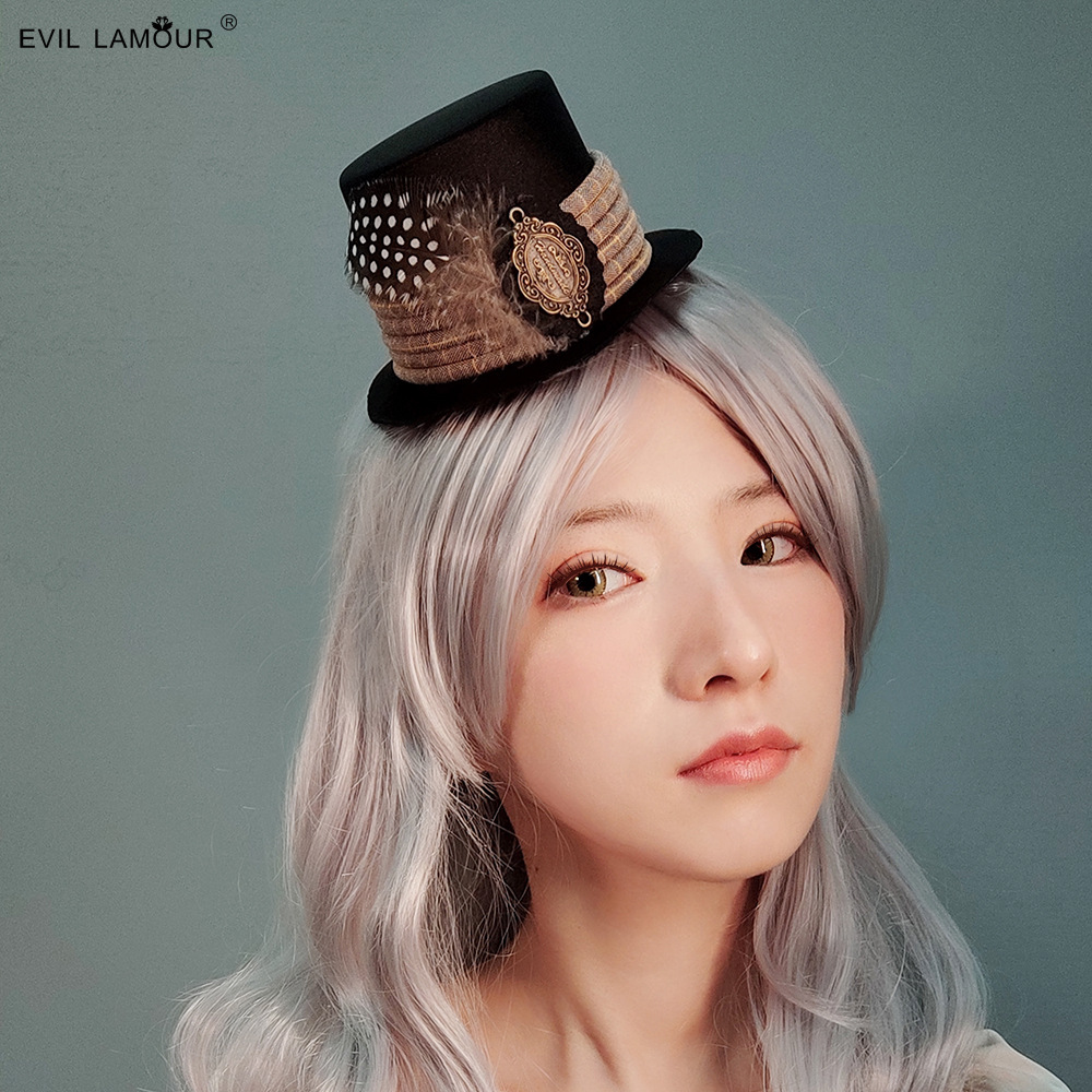 Vintage T Runway Photo Styling Creative Headpiece Stage Performance Hat Accessory FJ-216