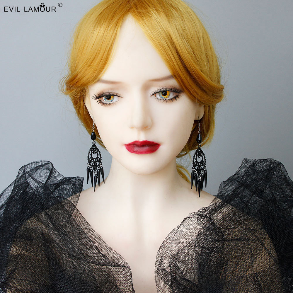 Reaper Roleplay Punk Gothic Queen Earring Halloween Ball Dangle earring EH-44-1