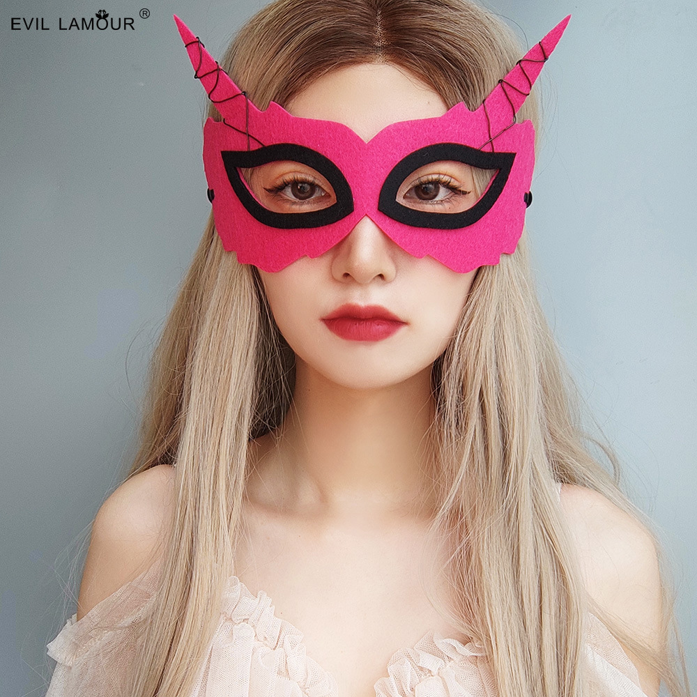 Punk Halloween Christmas Easter Carnival Half-face Fox Sexy Masquerade Mask MJ-95