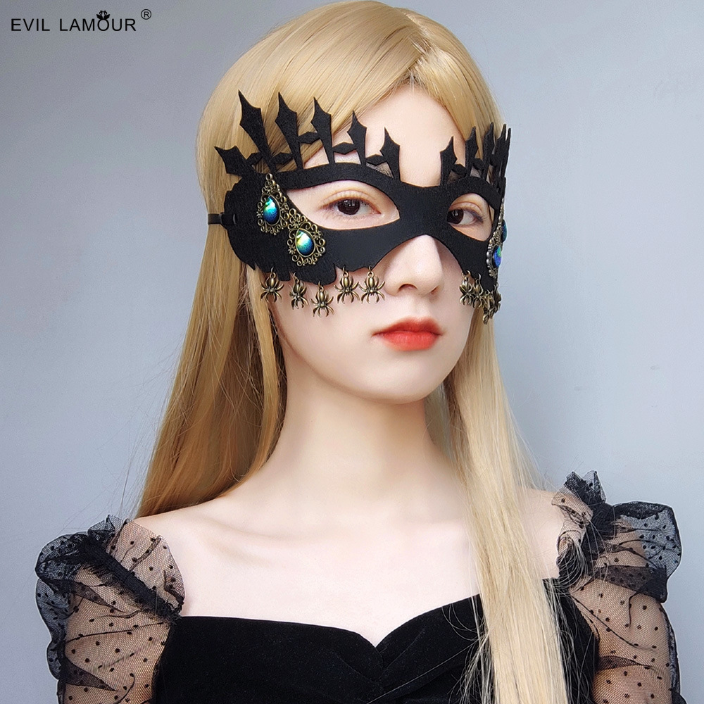 Halloween Spider Mask Half-face Mask Adult Unisex MJ-103
