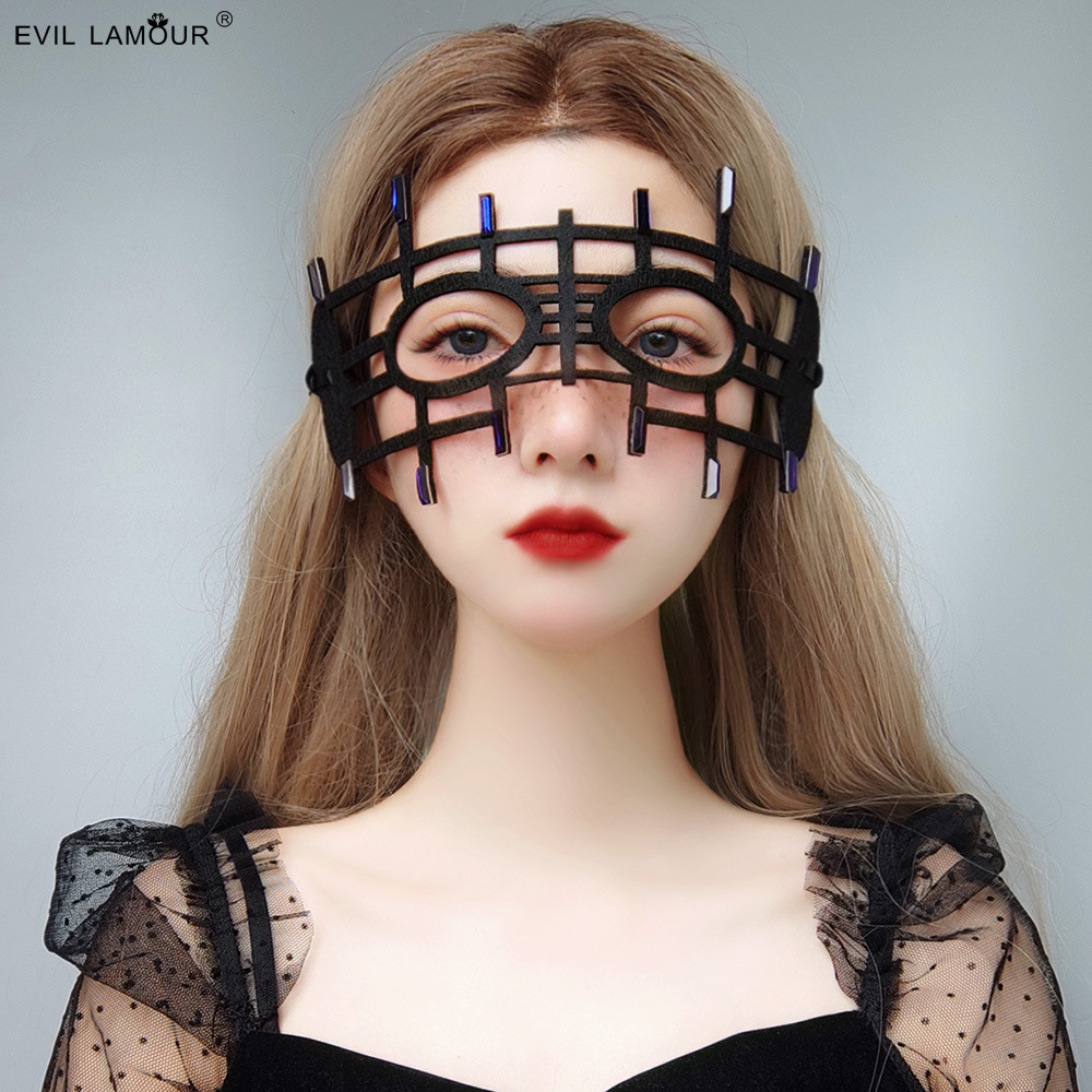 Punk Halloween Mask Ball Half-face Unisex Adult Performance Christmas MJ-105