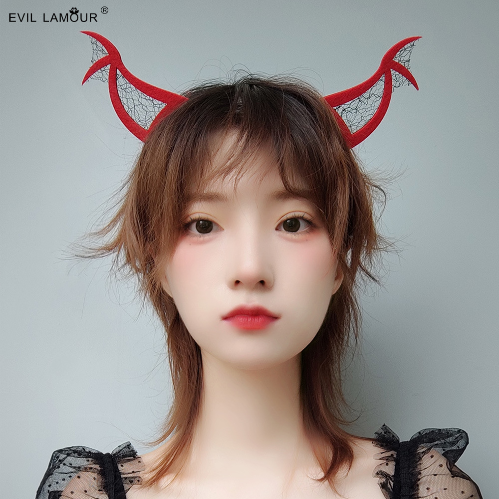 Halloween Creative Bat Demon Reaper Headband Novelty Carnival Party Cute Headband FG-37-1