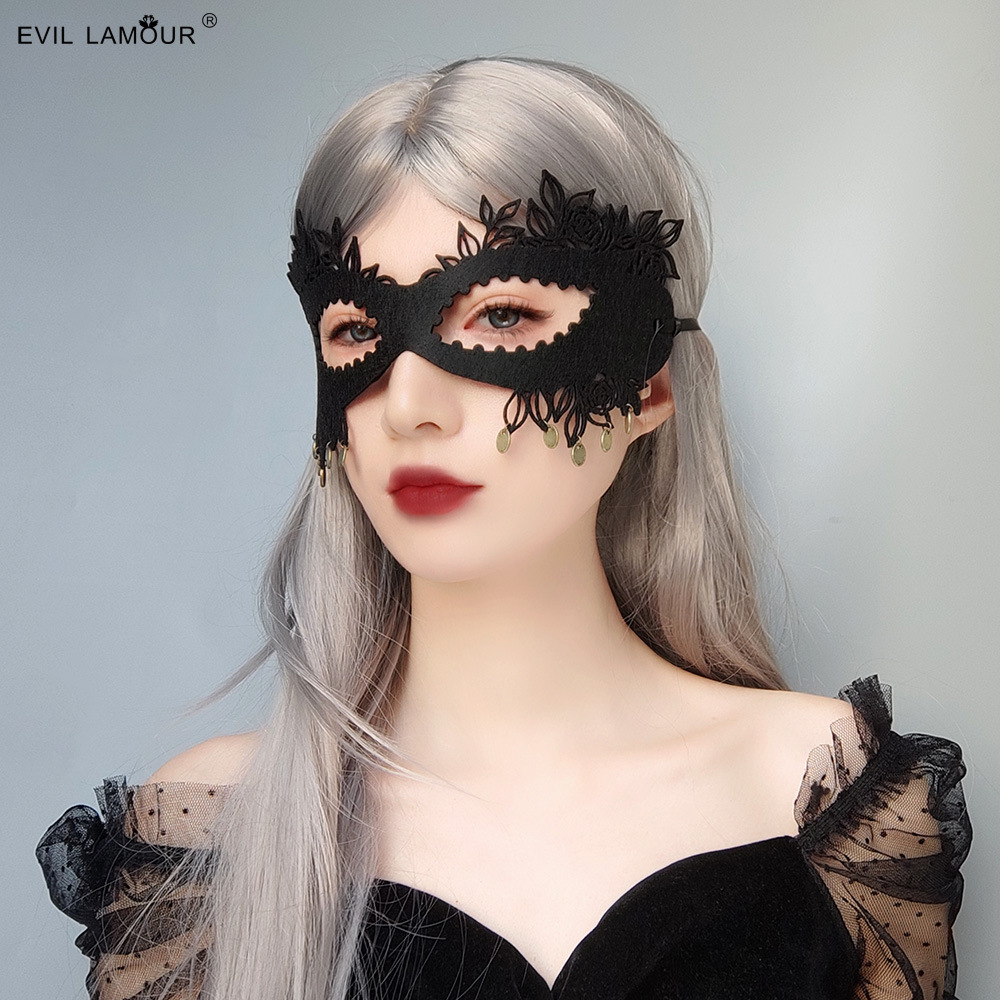 Gothic Eye mask Masquerade Adult Unisex Party Mask Performance Prop Halloween Half-face Mask MJ-136
