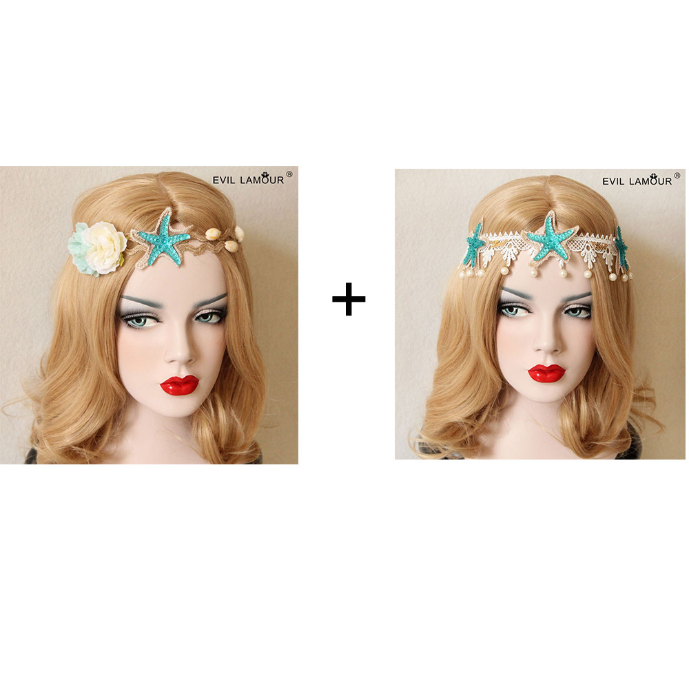 Starfish, Shell and Floral Headband Set