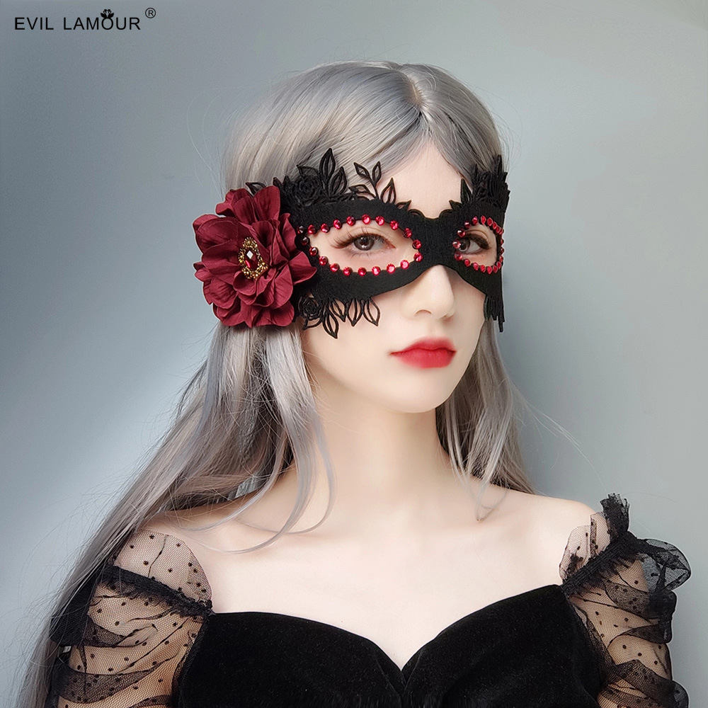 Halloween Game Masquerade Mask Half-face Princess Adult Mask Party Photo Prop MJ-139