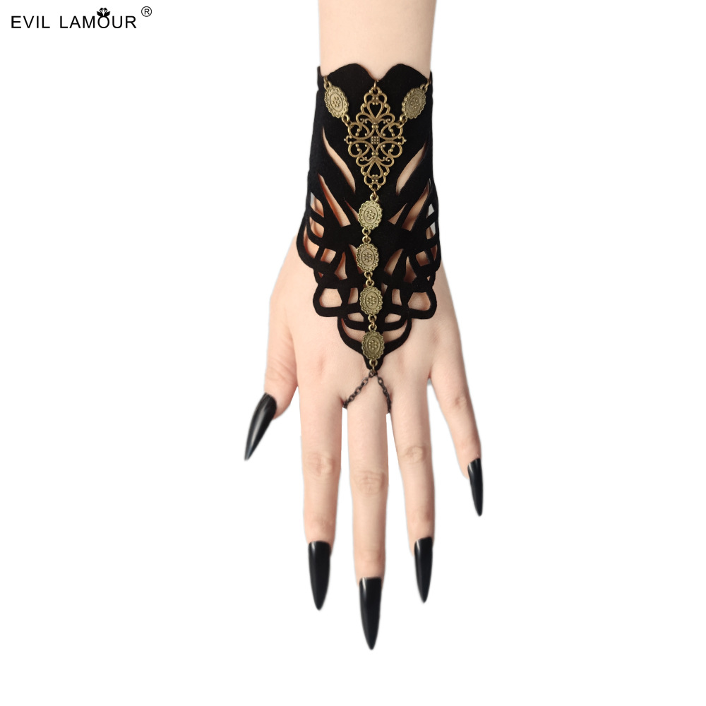 Bohemian Bracelet Vintage Finger chain Halloween Gothic Women Accessory WS-93-1