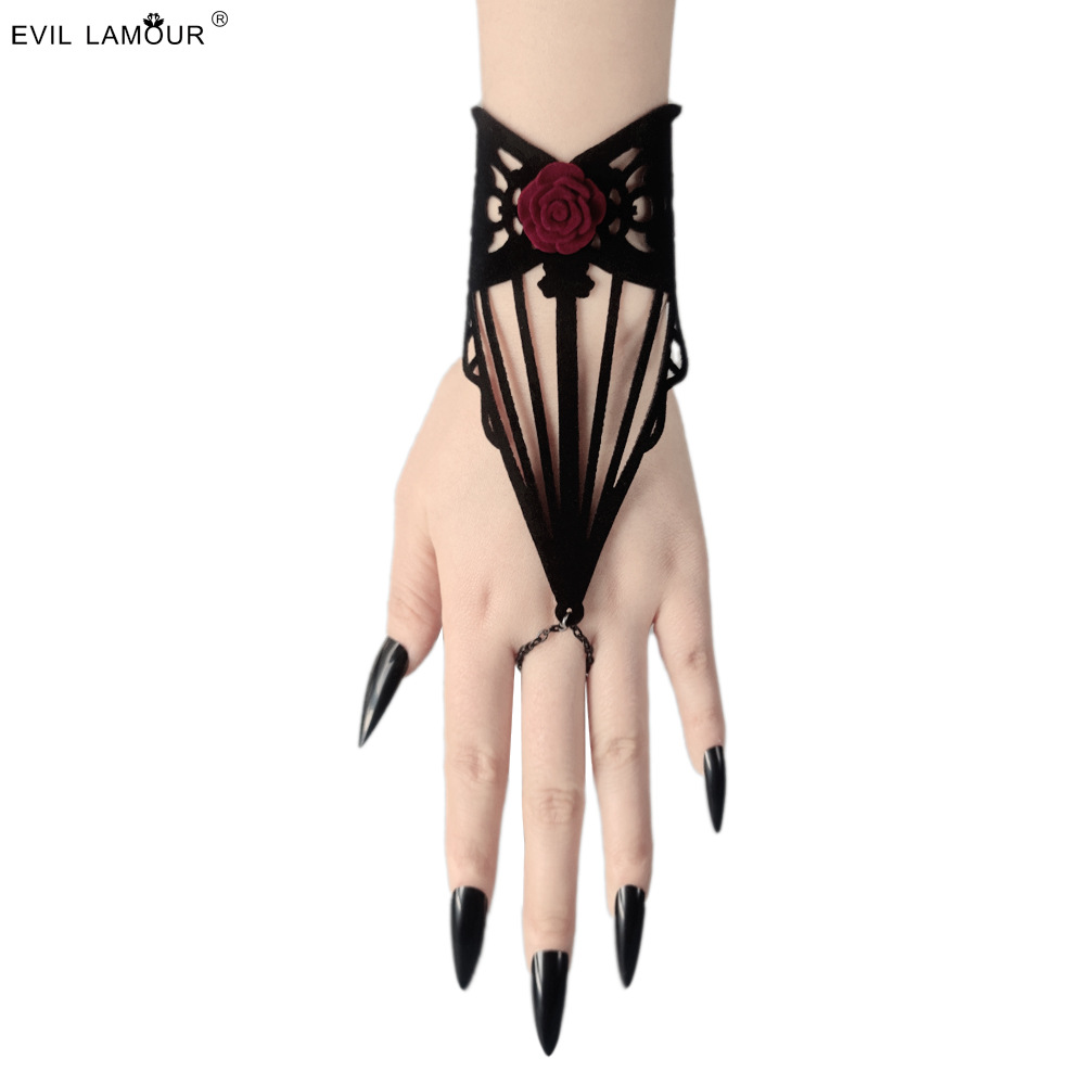 Cute Bow Bracelet Women Gift Adult Birthday gift Gothic Accessory WS-81-1
