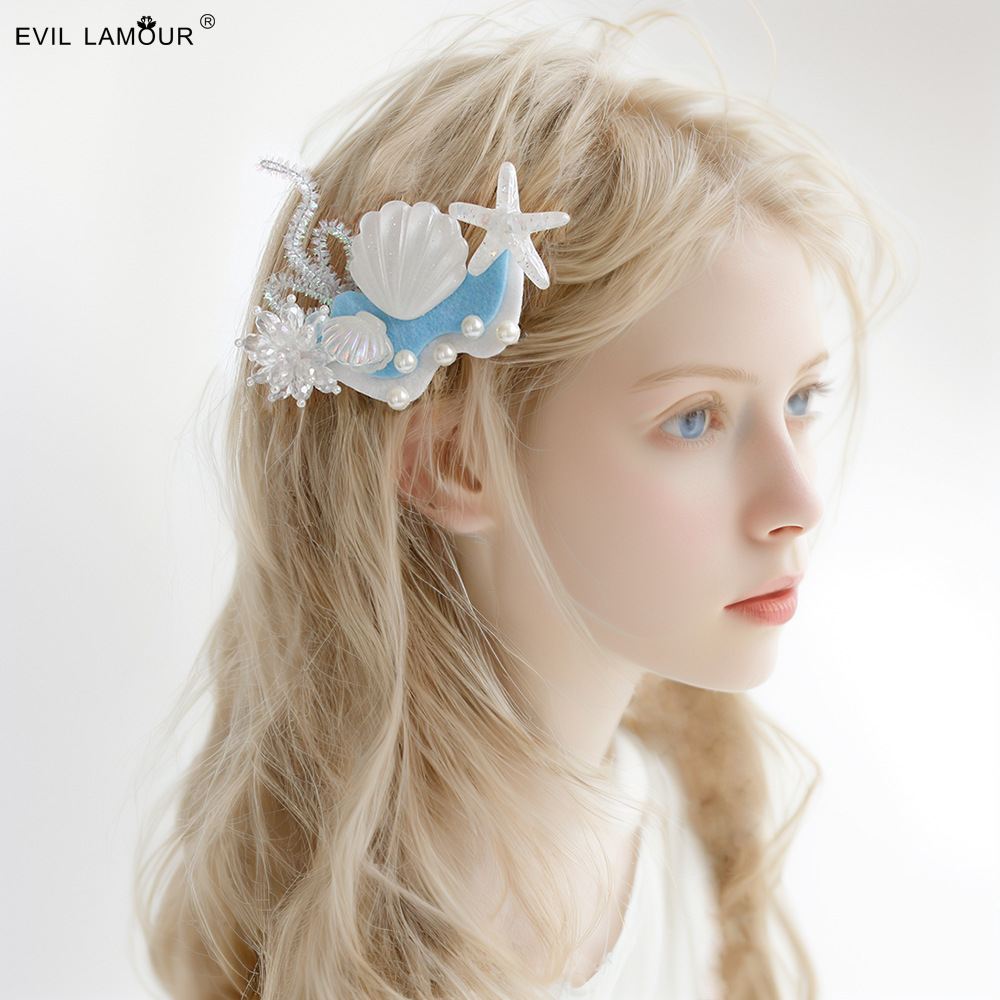 Styling Starfish Shell Hair clip Hair accessory ins Beach Travel Accessory FJ-54-1