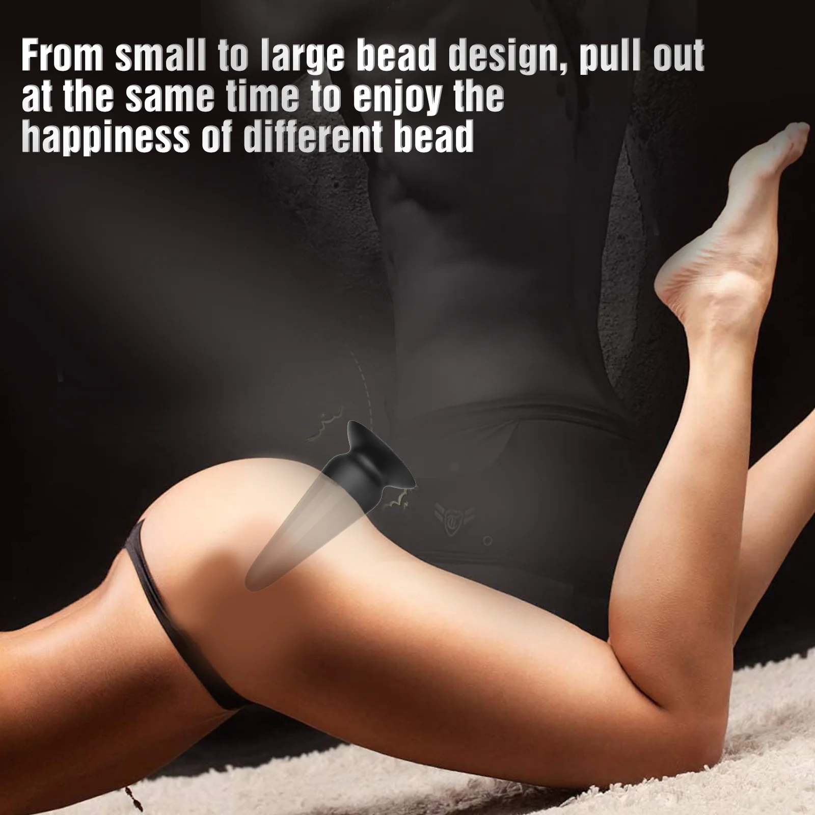 10-Mode Pointed Vibrating Anal Plug with Wireless Remote Control — product detail