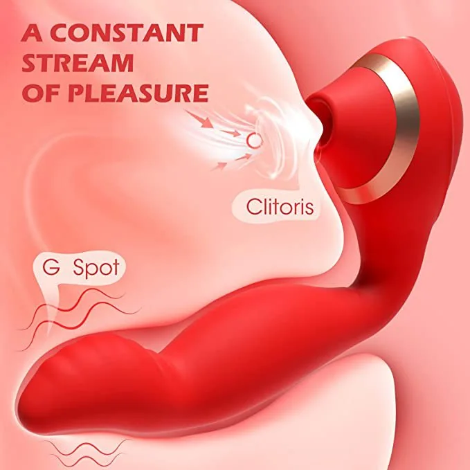 7-Mode Vibrating, Thrusting & Suction Massager — product detail