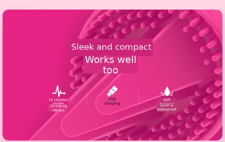 Tongue-Motion Personal Vibrator with 10 Vibration Modes — product detail