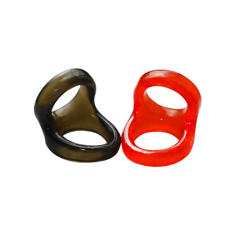 TPE Bidirectional Soft Penis and Scrotum Restraint Ring