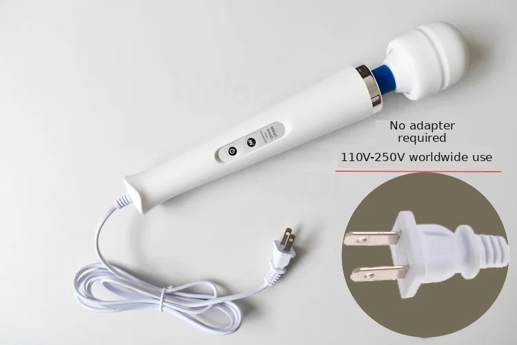 Large Rechargeable Vibrating Wand for Women — product detail