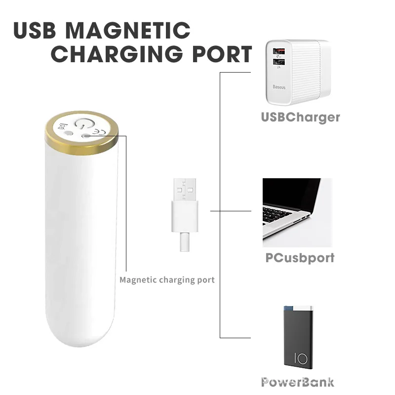 10-Mode Wireless Bullet Vibrator with USB Magnetic Charging — product detail