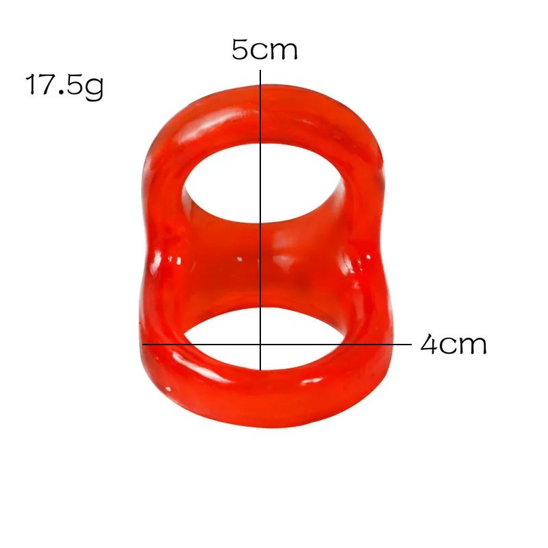 TPE Bidirectional Soft Penis and Scrotum Restraint Ring — product detail