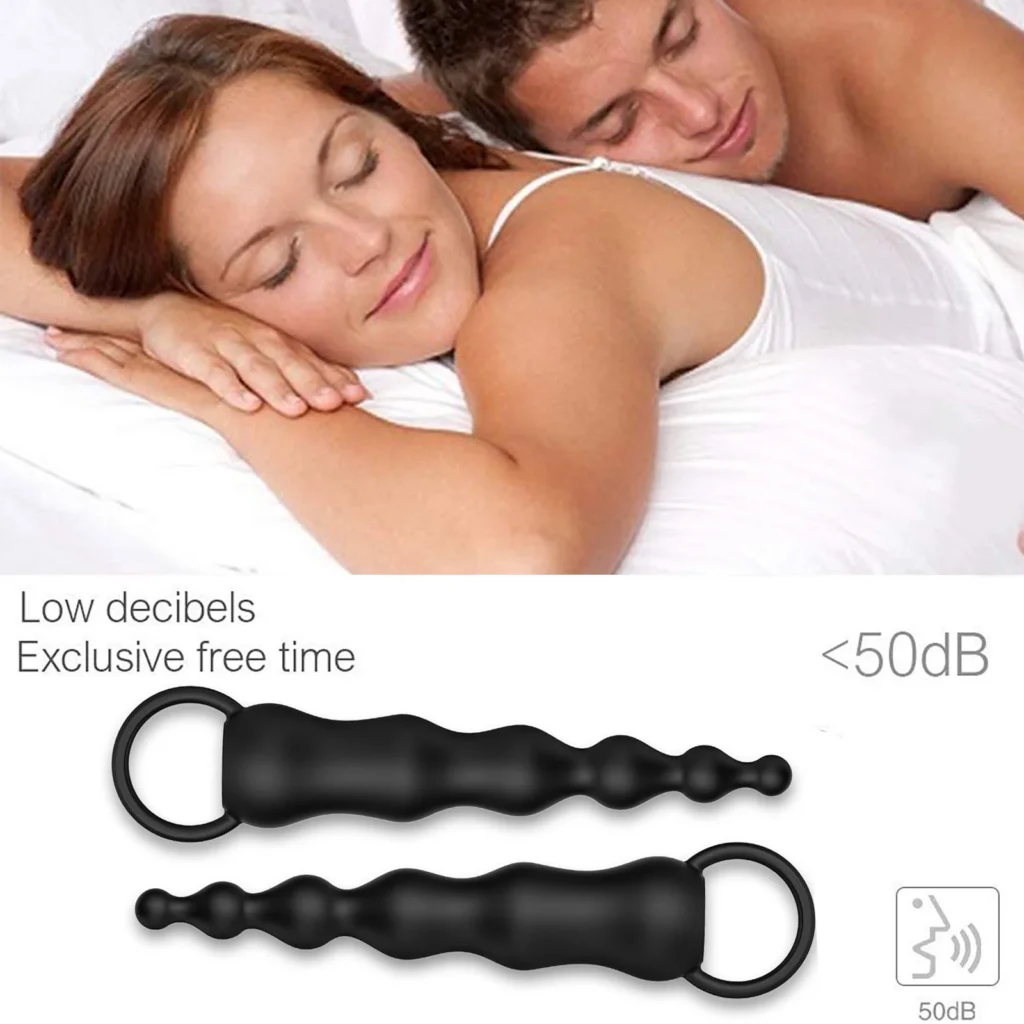 10-Frequency Vibrating Anal Beads and Prostate Stimulator for Men and Women