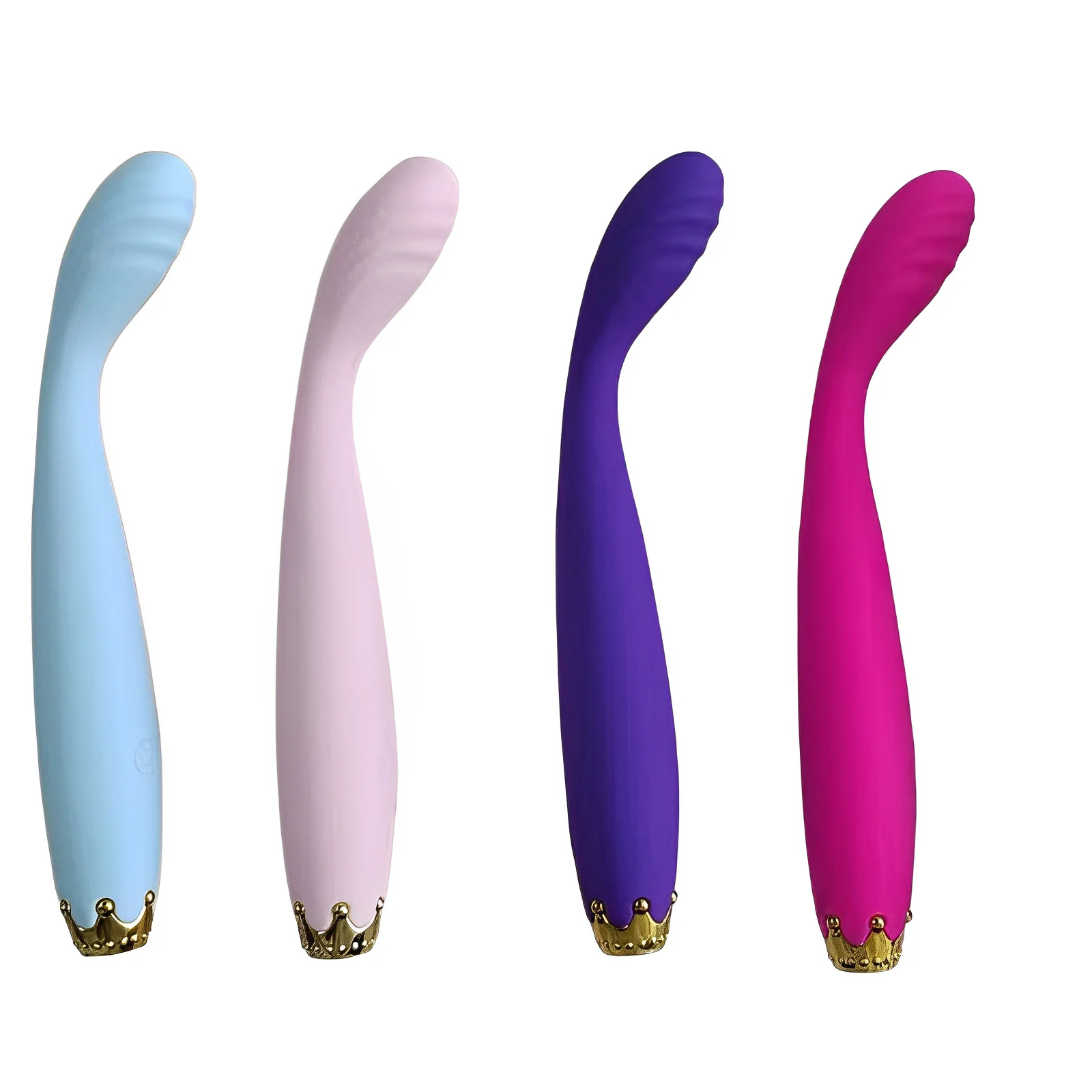 Women's Crown-Detail USB Rechargeable Vibrator, 10 Modes — product detail