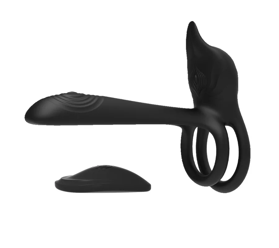 Silicone 10-Setting Vibrating Clitoral Ring for Couples — product detail