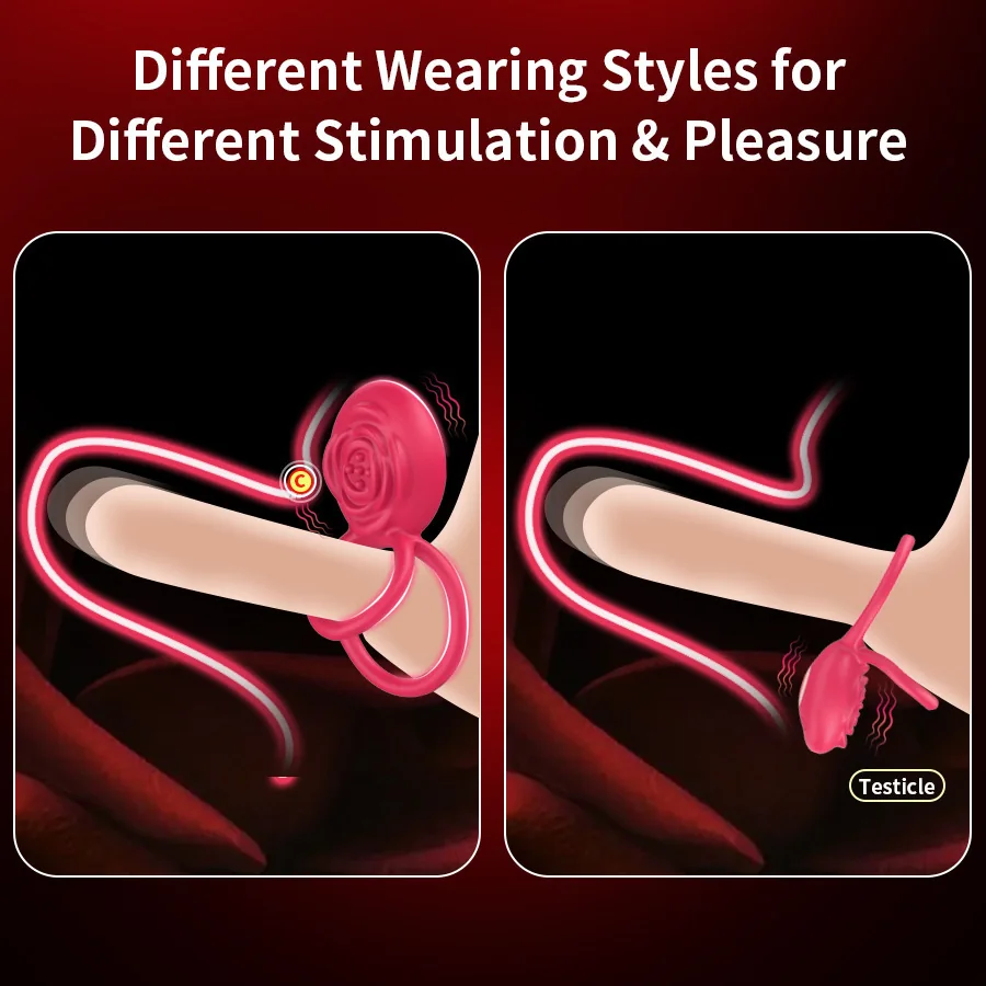 App-Controlled Vibrating Cock Ring for Men and Couples — product detail