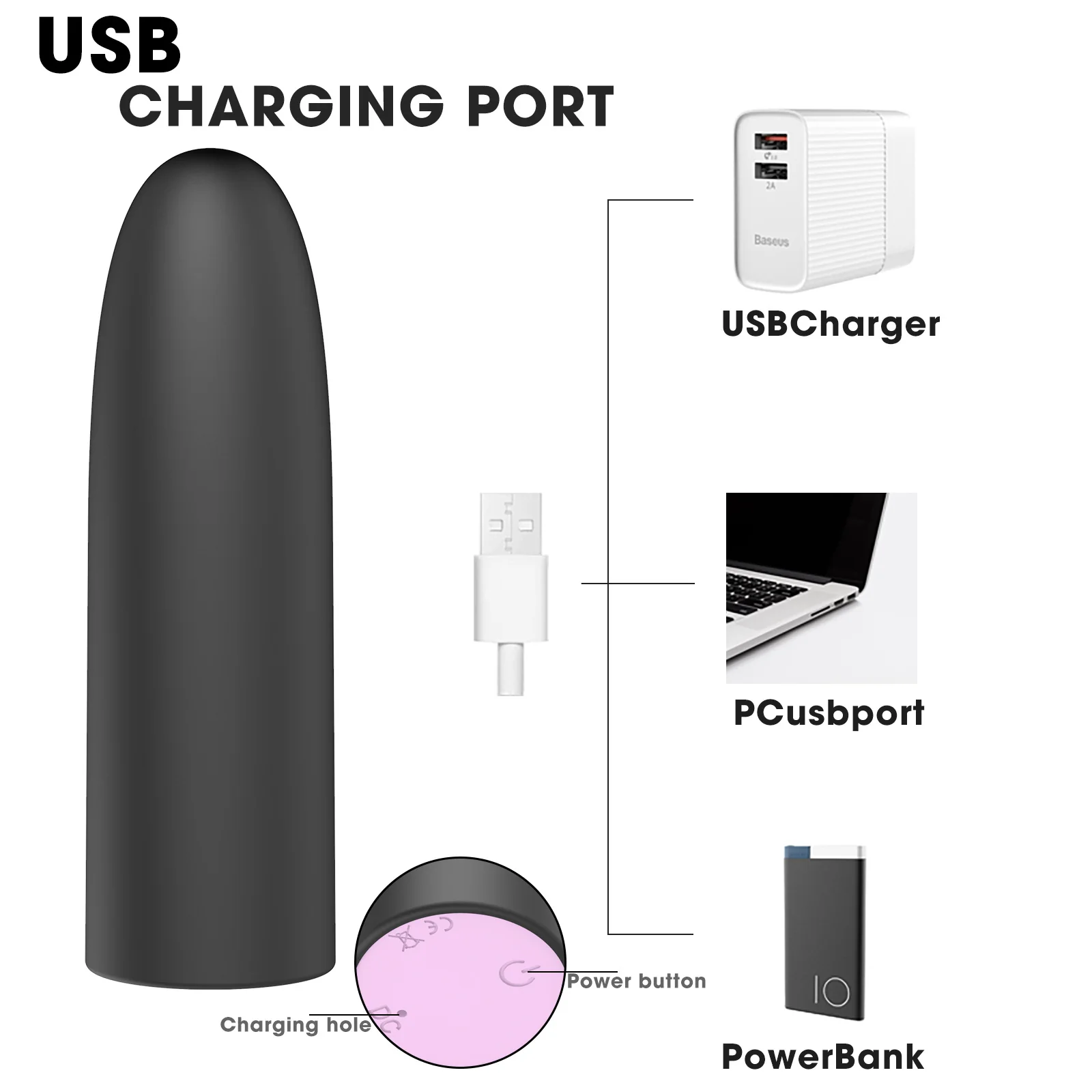 Wireless Remote-Controlled USB-Rechargeable Vibrating Egg for Women — product detail