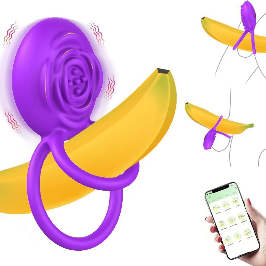App-Controlled Vibrating Cock Ring for Men and Couples — product detail