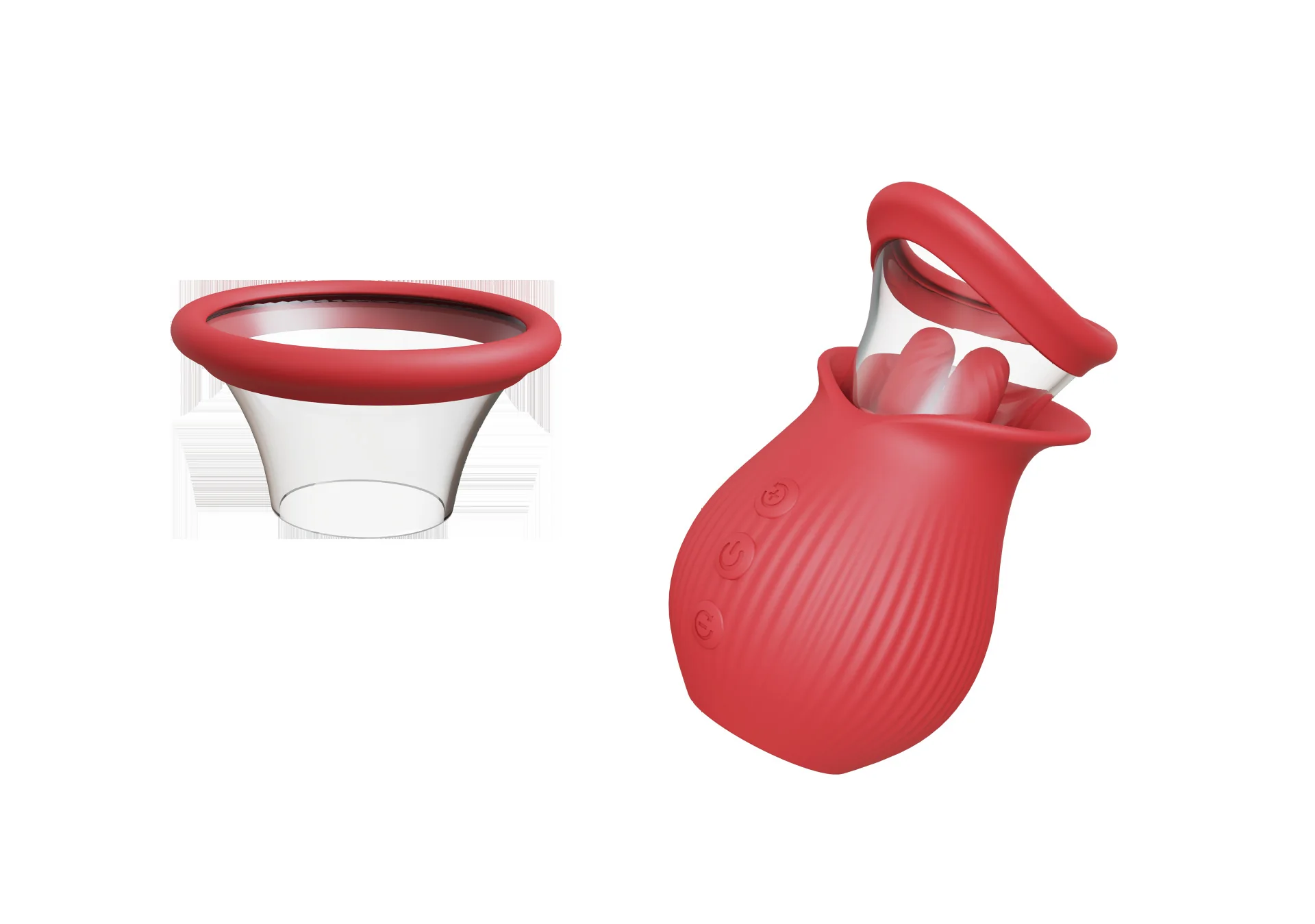 Flower-Tongue Licking, Sucking & Vibrating Clitoral Stimulator — product detail