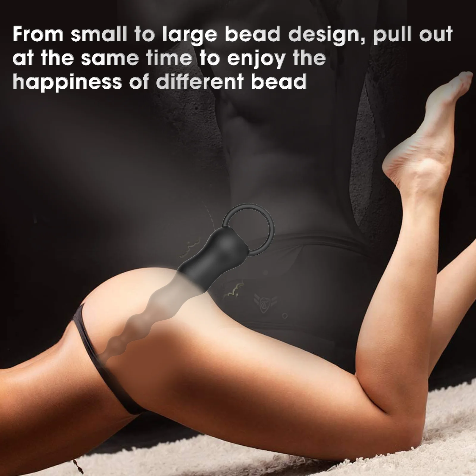 10-Frequency Vibrating Anal Beads and Prostate Stimulator for Men and Women — product detail