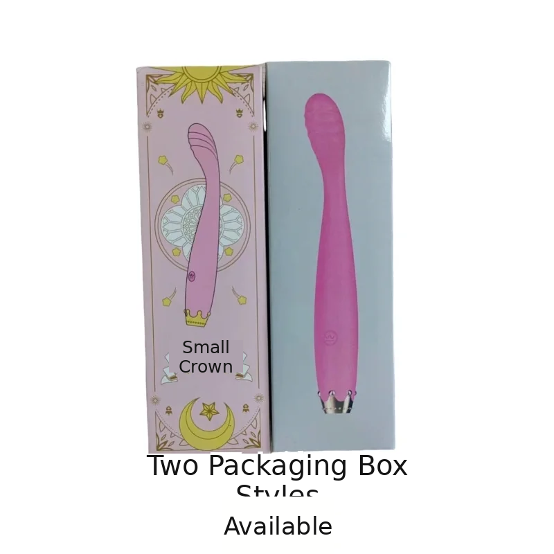 Women's Crown-Detail USB Rechargeable Vibrator, 10 Modes — product detail