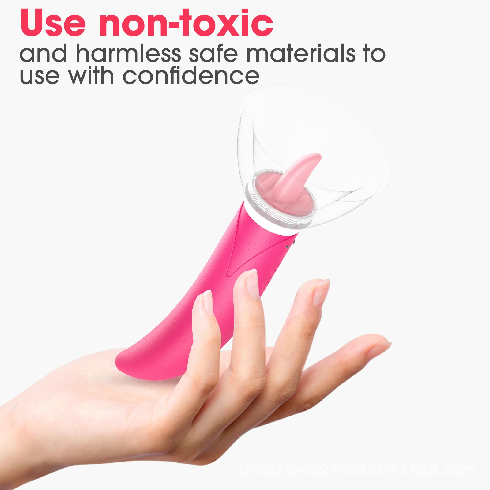 Simulated-Tongue Vibrating Intimate Massager — product detail